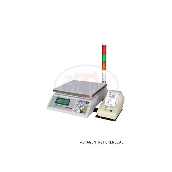 Balanza con impresora y sistema de semáforo 30 Kg.